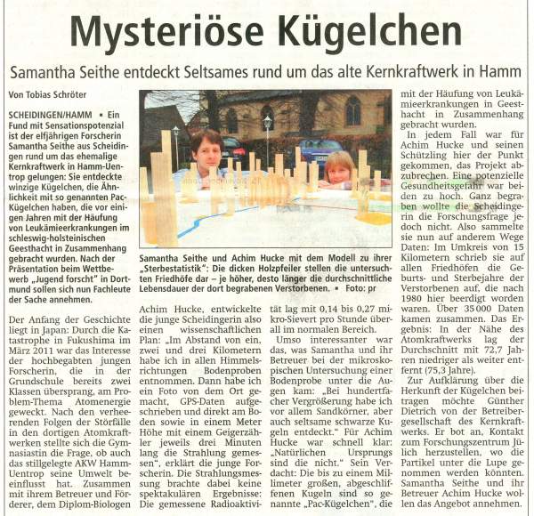 03-03-2012-Mysteriöse Kügelchen-Westfälischer Anzeiger