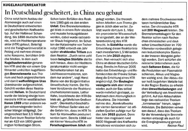 Tagesspiegel vom 11.07.2013